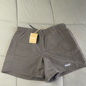Small Patagonia Women's Black Athletic Elastic-Waist Shorts